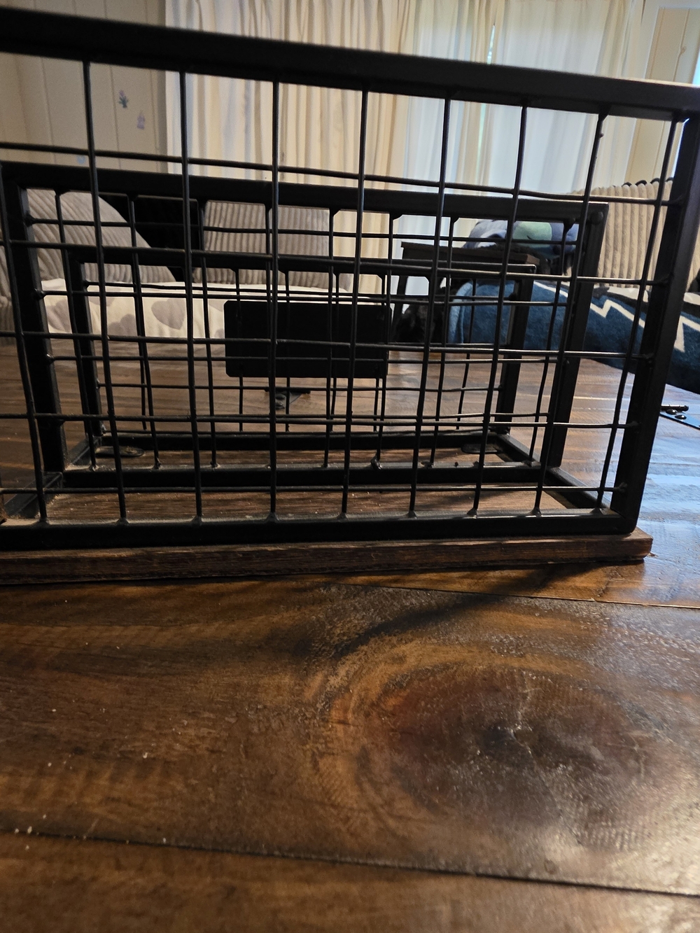 Rae Dunn Black Wire Desk Letter Organizer - Picture 3 of 3